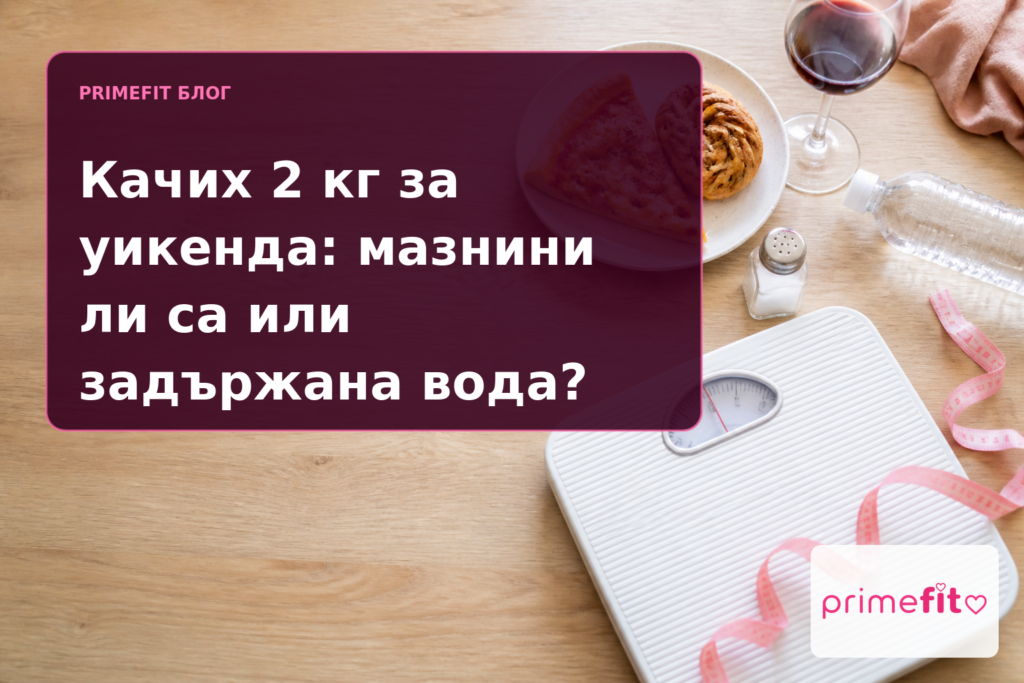 Качих 2 кг за уикенда: мазнини ли са или задържана вода?